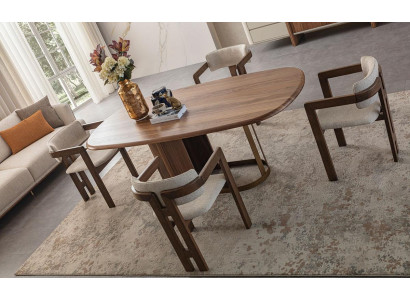 Esszimmer Set Luxus 6x Stühle Esstisch Essgruppe Garnitur Lehnstühle Modern Neu