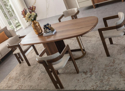 Esszimmer Set Luxus 6x Stühle Esstisch Essgruppe Garnitur Lehnstühle Modern Neu