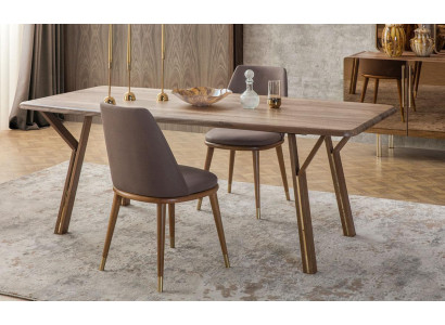 Garnitur Esszimmer Stuhl Set 6x Stühle + Esstisch Luxus Möbel Gruppe Essgruppe