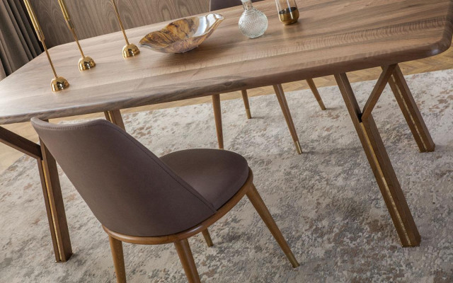 Garnitur Esszimmer Stuhl Set 6x Stühle + Esstisch Luxus Möbel Gruppe Essgruppe
