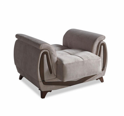 Sofagarnitur 3+2+1+1 Holz Wohnzimmer Luxus Sofa Modern Stoff Komplett Neu