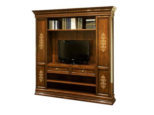 TV Schrank Fernsehkommode Lowboard Holz Art déco Sideboard Stand Wohnzimmer rtv