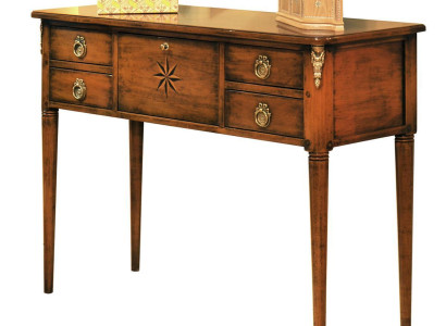 Möbel Stil Barock Design Holz Italienische Möbel Konsolentisch Braun Sideboard