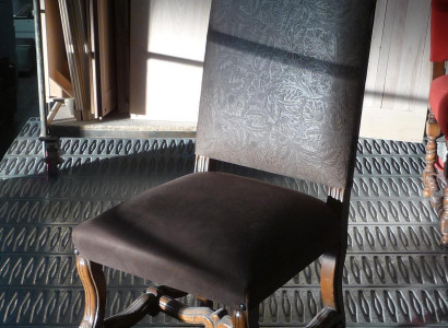 Stühle Luxus Design Polsterstuhl Lehnstuhl Büromöbel Neu Esszimmer Holz Möbel