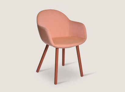Designer Rosa Sessel Moderner Lehnstuhl Wohnzimmer Armlehnenstühle Neu