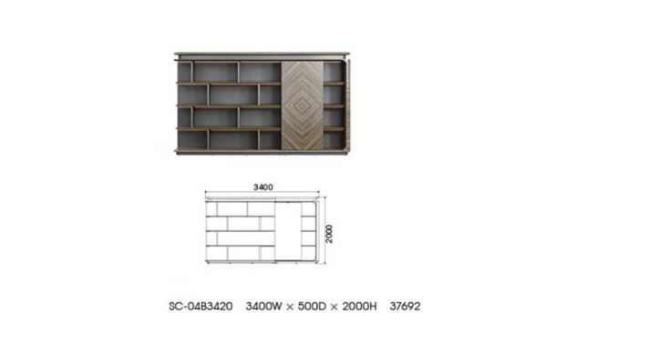 Design Schrank Bücherschrank Aktenregal Office Einrichtung Regal Büro