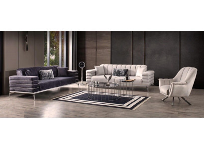 Sofagarnitur 331 Sitzer Luxus Möbel Wohnzimmer Couch Sofa Polster 3tlg.