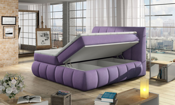 Boxspring Ehe Bett Hotel Betten Polster Doppel Lederbett Komplett 160 180