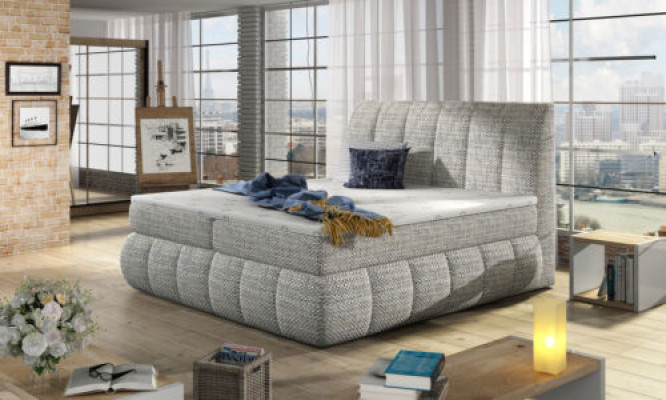 Boxspring Ehe Bett Hotel Betten Polster Doppel Lederbett Komplett 160 180