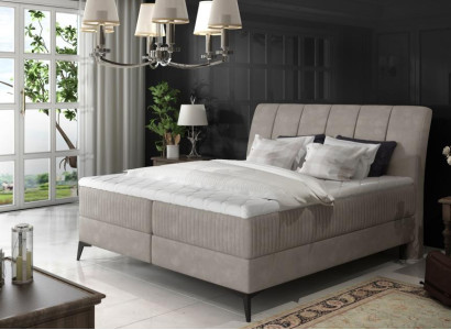 Polster Design Bett Luxus Doppel Hotel Betten Ehe Schlaf Zimmer Textil 180x200cm