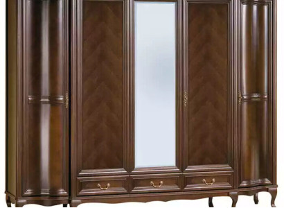 Kleiderschrank Schlafzimmer Holz Schrank Art déco Stil Barock Schränke