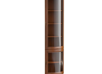 Klassische Schrank Vitrine Eckschrank Vitrinen Vitrinenschrank Model BA-11