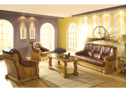 Sofagarnitur 3+1 Sitzer Klassischer Wohnlandschaft Couchen Polster Sofas