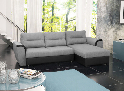 Sofa Schlafsofa Designer Sofa mit Bettfunktion + Bettkasten Ecksofa Couch NEU