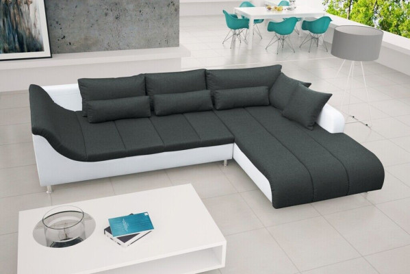 Schlafsofa Eck Sofa Couch Bettfunktion Polster Eck Schlaffunktion Neu Garnitur