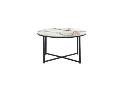Couchtisch minimalistische Wohnzimmermöbel schwarze Metallbeine Hohe Qualität