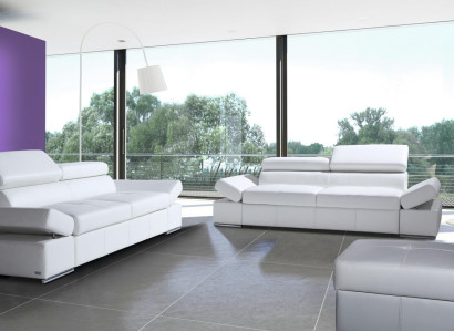 Multifunktions Sofa Sofagarnitur Couch Sitz Garnitur Set Neu 100% ITALY LEDER