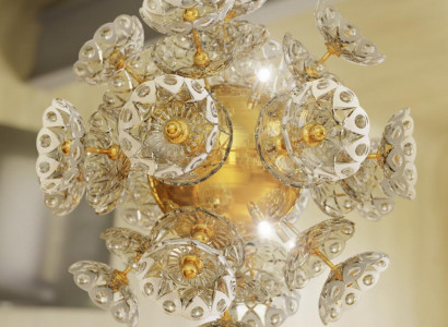 Kronleuchter Elite Bohemia Flower Deckenlampe Deckenleuchte Designer Lampe luxus