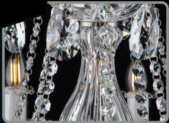 Leuchte Kristall Lampe Tischlampe Weiß Bohemia Steh Nachttisch Neu Schreibtisch