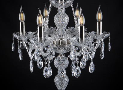 Kristall-Tischlampe Elite Bohemia