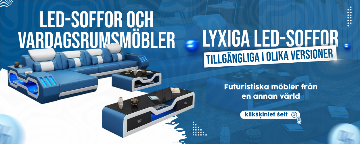 LED-soffor – komfort och belysning i ett
