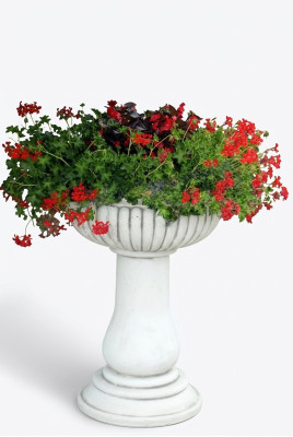 Blumenkübel Pflanz Kübel Dekoration Garten Vasen Natur Blumentöpfe Figur