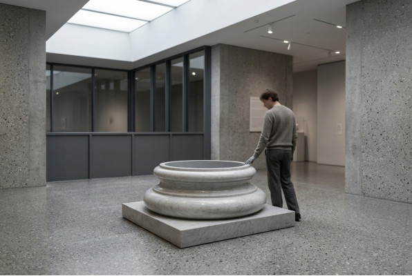Dekoration Säule Säulen Stein Antik Stil Rom Ständer Sockel Säulenfüß Neu