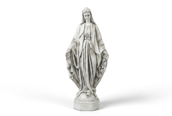 Mutter Jesus Maria Statue Grab Skulptur Heilige Figur Garten Deko