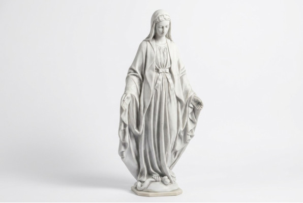 Mutter Jesus Maria Statue Grab Skulptur Heilige Figur Garten Deko 100cm