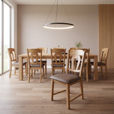 Design Stuhl Set 2x Sessel Holz Textil Stühle Gastro Stoff Esszimmer Neu Polster