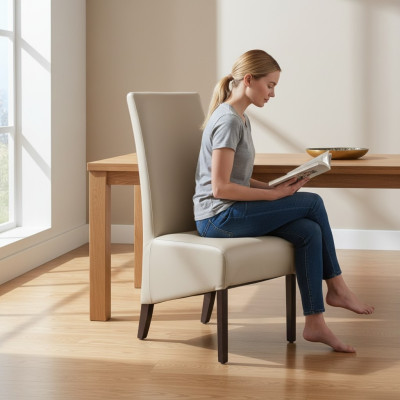 Design Sessel Polster Set 2x Stuhl Holz Stühle Gastro Esszimmer Neu