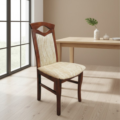 Set 2x Sessel Stuhl Design Holz Textil Polster Stühle Gastro Esszimmer Stoff