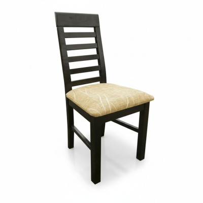 Set 4x Sessel Stuhl Designer Holz Polster Textil Stühle Gastro Esszimmer
