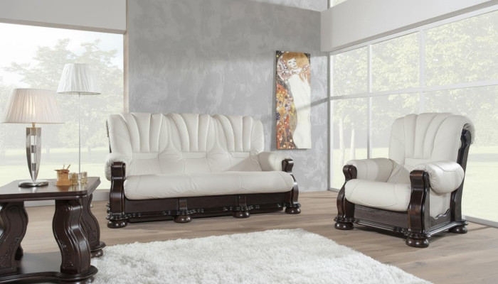Klassik Sofagarnitur 3+1 Sitzer Klassischer Sofas Couchen Polster