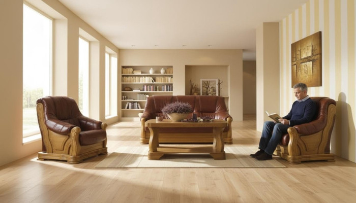 Sofagarnitur 3+1 Sitzer Klassischer Wohnlandschaft Couchen Polster Sofas