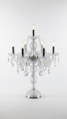 Kristall-Tischlampe Elite Bohemia