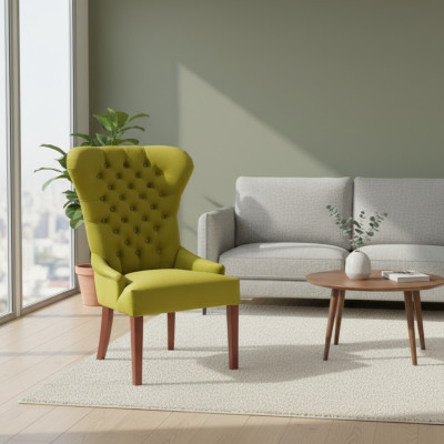 Königliche Grüne Chesterfield Stühle Hotel Einrichtung Sitzer Polsterstühle 6er Set