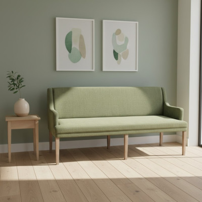 Bank Textil Sitz Bänke Chesterfield Restaurant Stoff Laden Sofa Leder