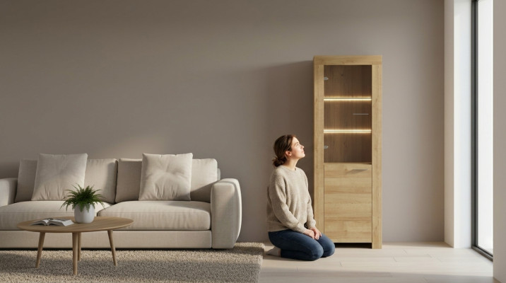 Vitrine Schrank Kommode Wohnzimmer Glas Regal Vitrinen Regale Holz
