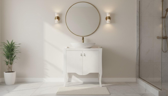 Waschbecken Schrank Regal Schränke 79cm Waschbecken Waschtisch