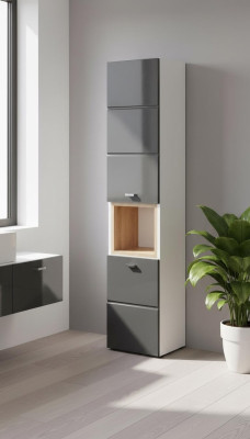 Badezimmerschrank Badmöbel Schrank Hochschrank Badschrank Dekorative Regal