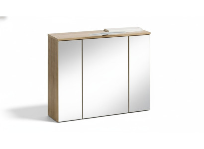 Spiegelschrank Wandschrank Badezimmerschrank Deko mit Spiegel 80 cm LED