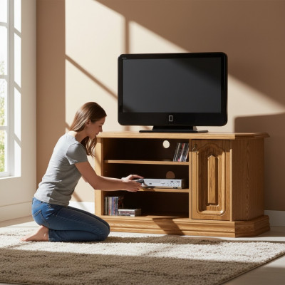 RTV Antik Stil Kommode Neu Fernseh Barock Rokoko TV Hi Fi Schrank