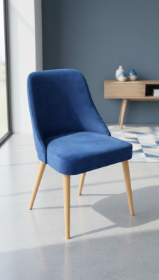Massivholz Stuhl Esszimmerstuhl Designer Textil Stuhl Stühle Esszimmerstühle K78