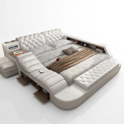 Luxus Doppel Multifunktion Bett Polster Wasser Betten 180x200 Usb Radio Musik