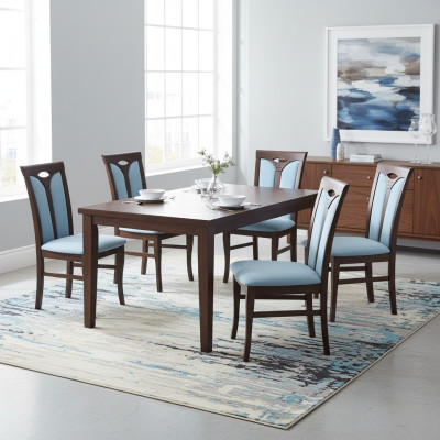 Ess Sitz Polster Tisch Stuhl Set Holz Garnitur Lehn Tische Neu Gruppe 4x Stühle