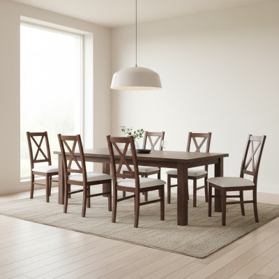 Garnitur Sessel 6x Lehnstühle Stühle Stuhl Polster Design Lounge Club Sitz Lehn