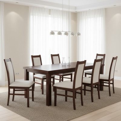 Komplett Gruppe Wohnzimmer 8x Stück Neu Esszimmer Stuhl Set Garnitur Lehn Stühle