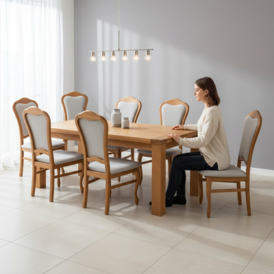 Komplette Sitzgruppe Design Esszimmer Stuhl Set Stühle 8x Garnitur Gruppen Neu