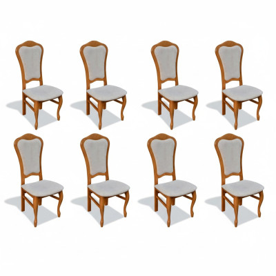 Komplette Sitzgruppe Design Esszimmer Stuhl Set Stühle 8x Garnitur Gruppen Neu